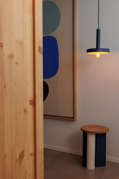 WHIZZ White and blue pendant lamp