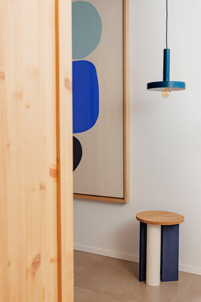 WHIZZ White and blue pendant lamp