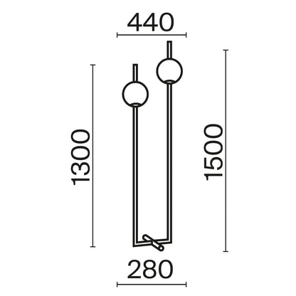 Floor lamp Z020FL-L12BS3K