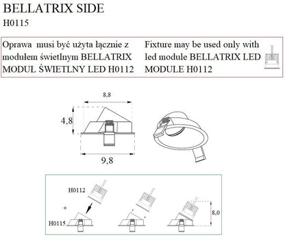 Maxlight H0115 Bellatrix Side