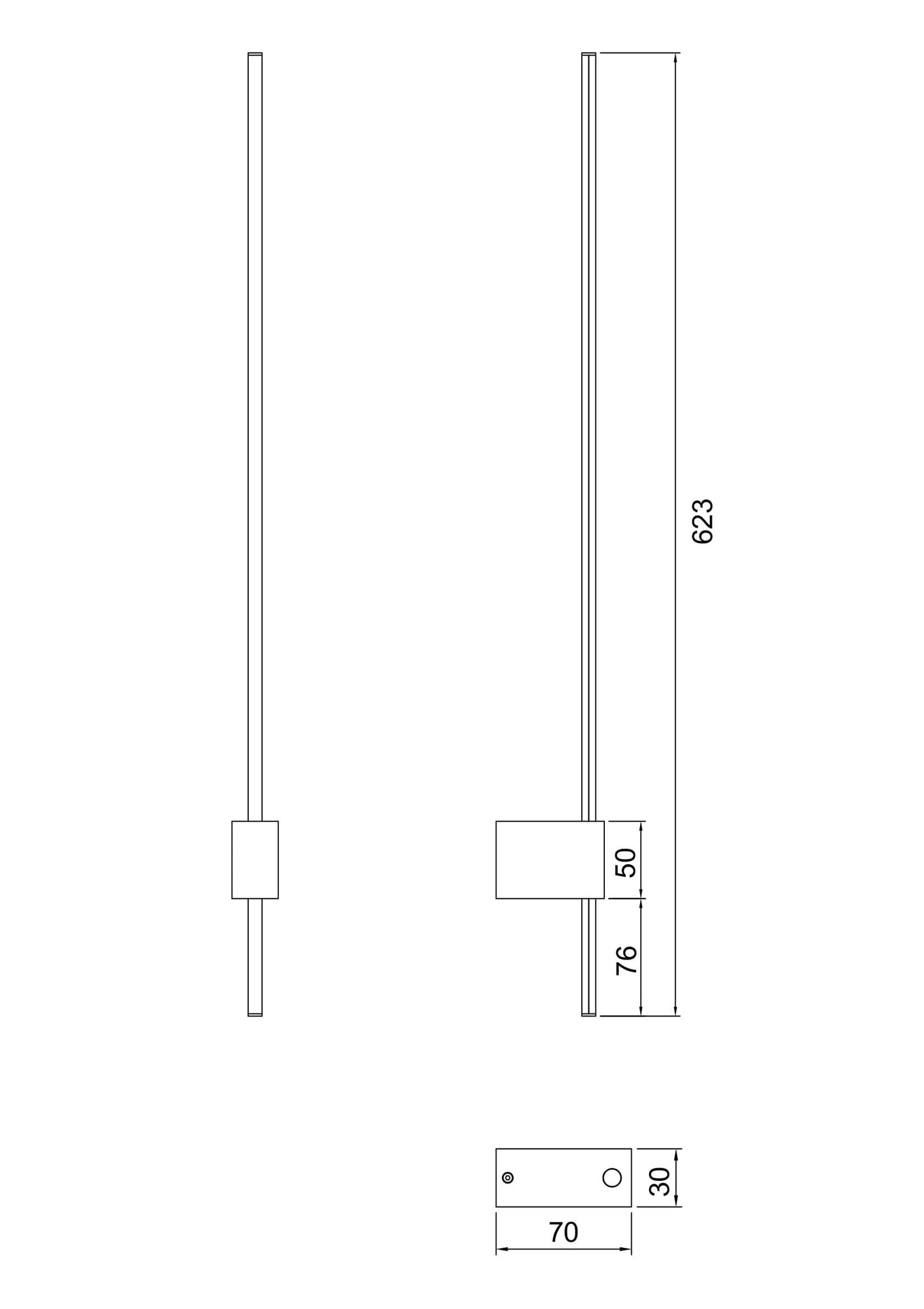 Seinavalgusti C070WL-L6GB3K