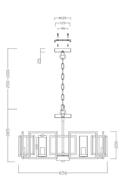 Rippvalgusti H009PL-06G