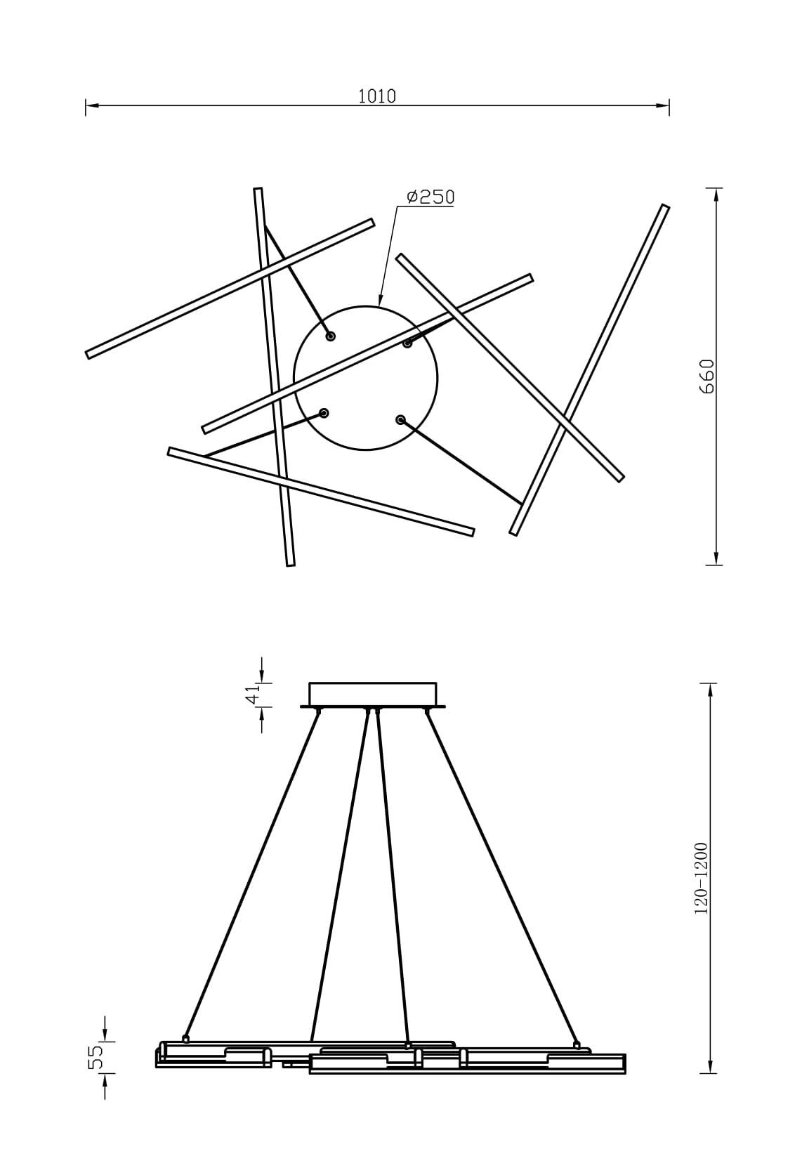 Rippvalgusti MOD016PL-L75MG4K