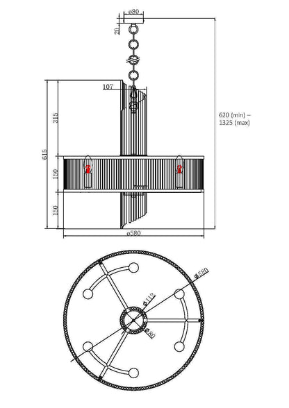 Rippvalgusti MOD174PL-06G