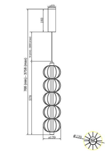 Rippvalgusti MOD216PL-L10G3K
