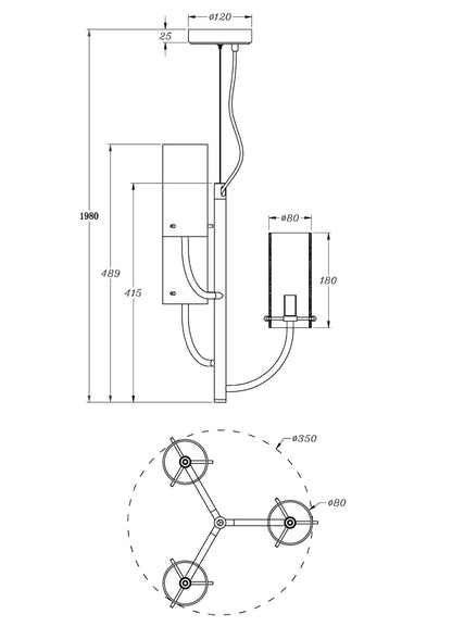 Rippvalgusti MOD223PL-03BS