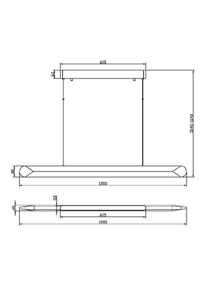 Rippvalgusti MOD276PL-L40W3K