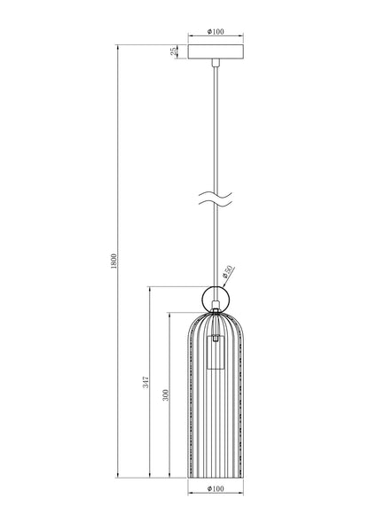 Pendlilamp MOD302PL-01CG