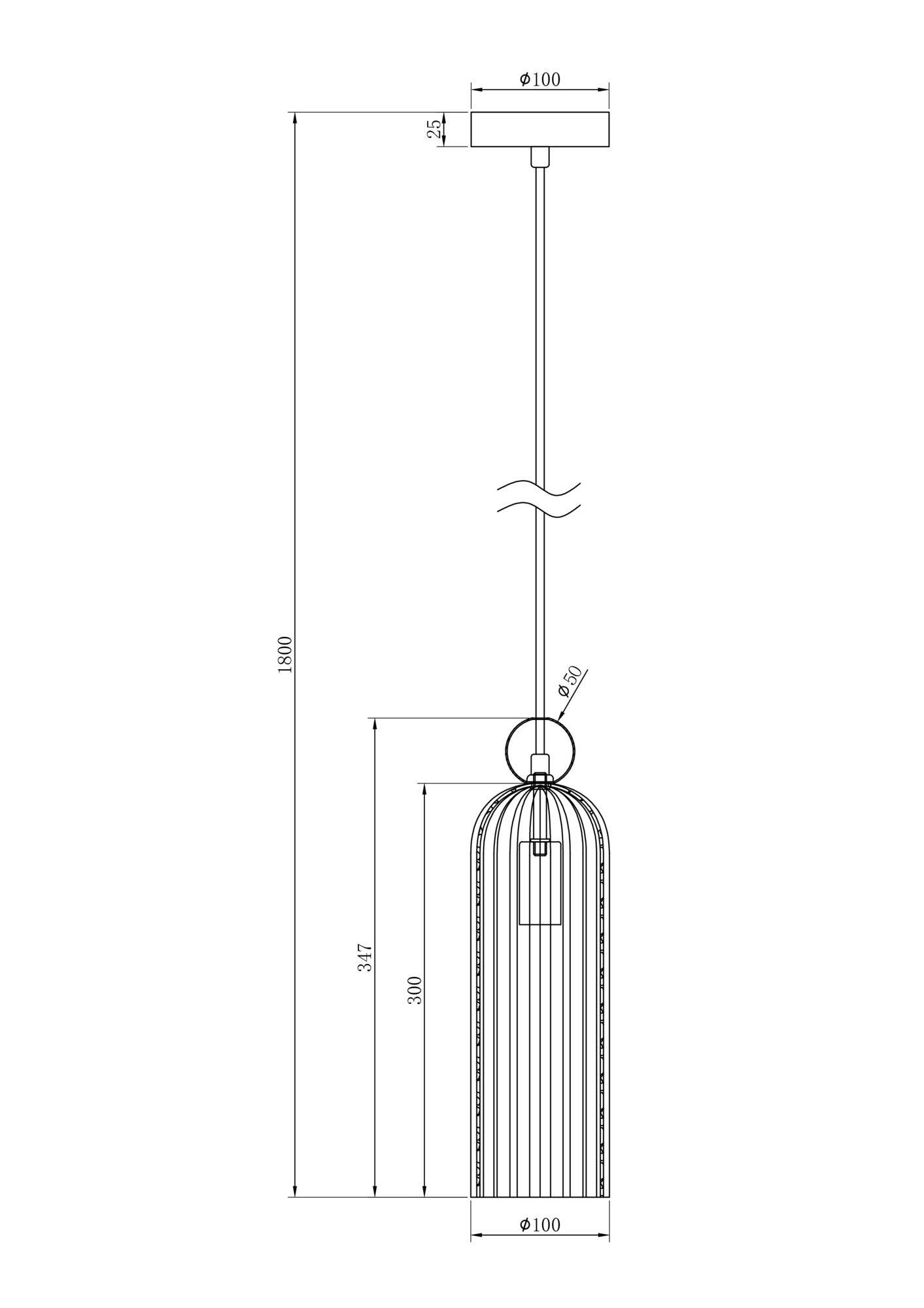 Rippvalgusti MOD302PL-01W