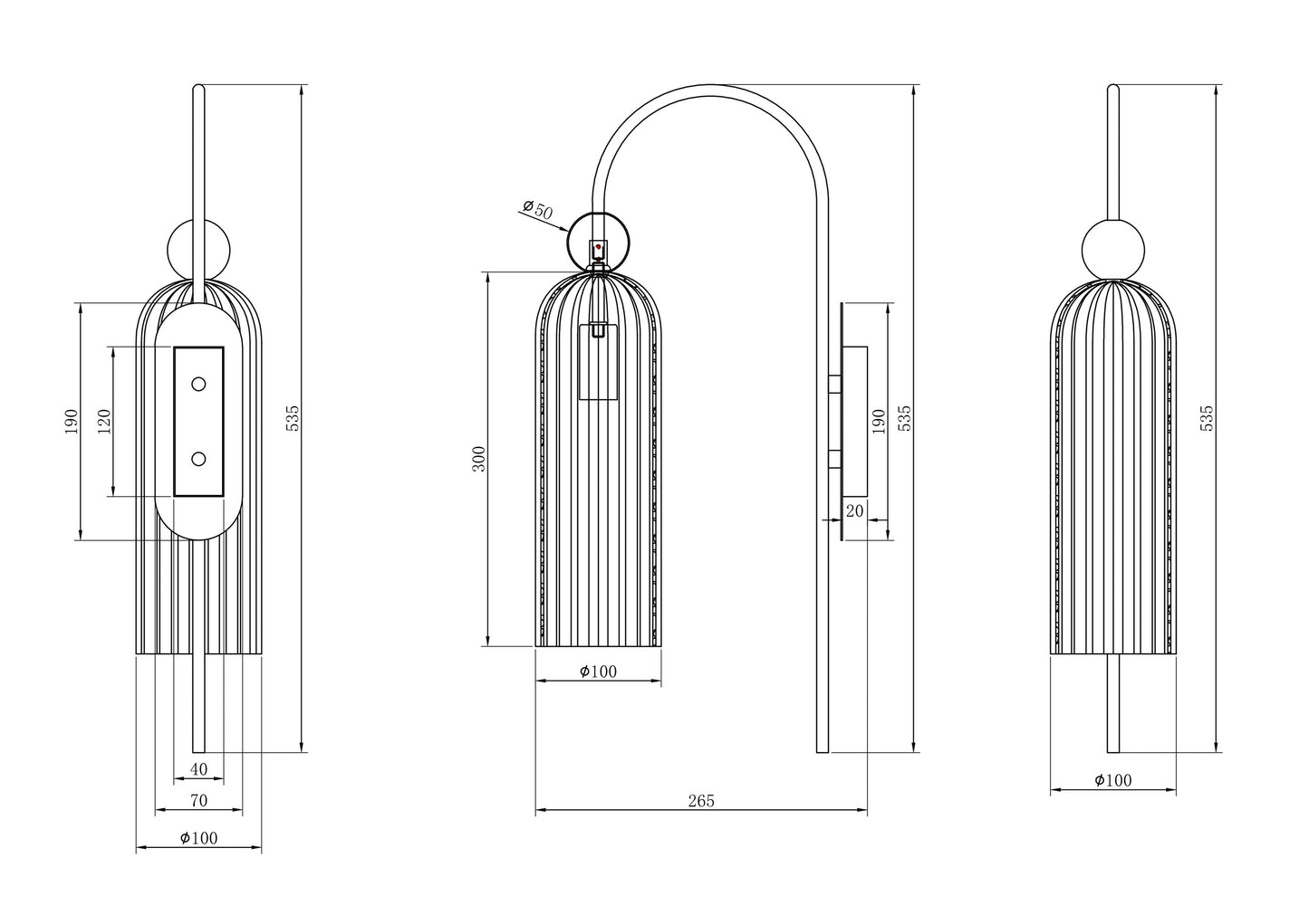 Wall Lamp MOD302WL-01W