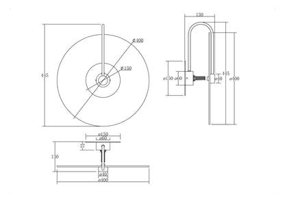Seinavalgusti MOD305WL-01G