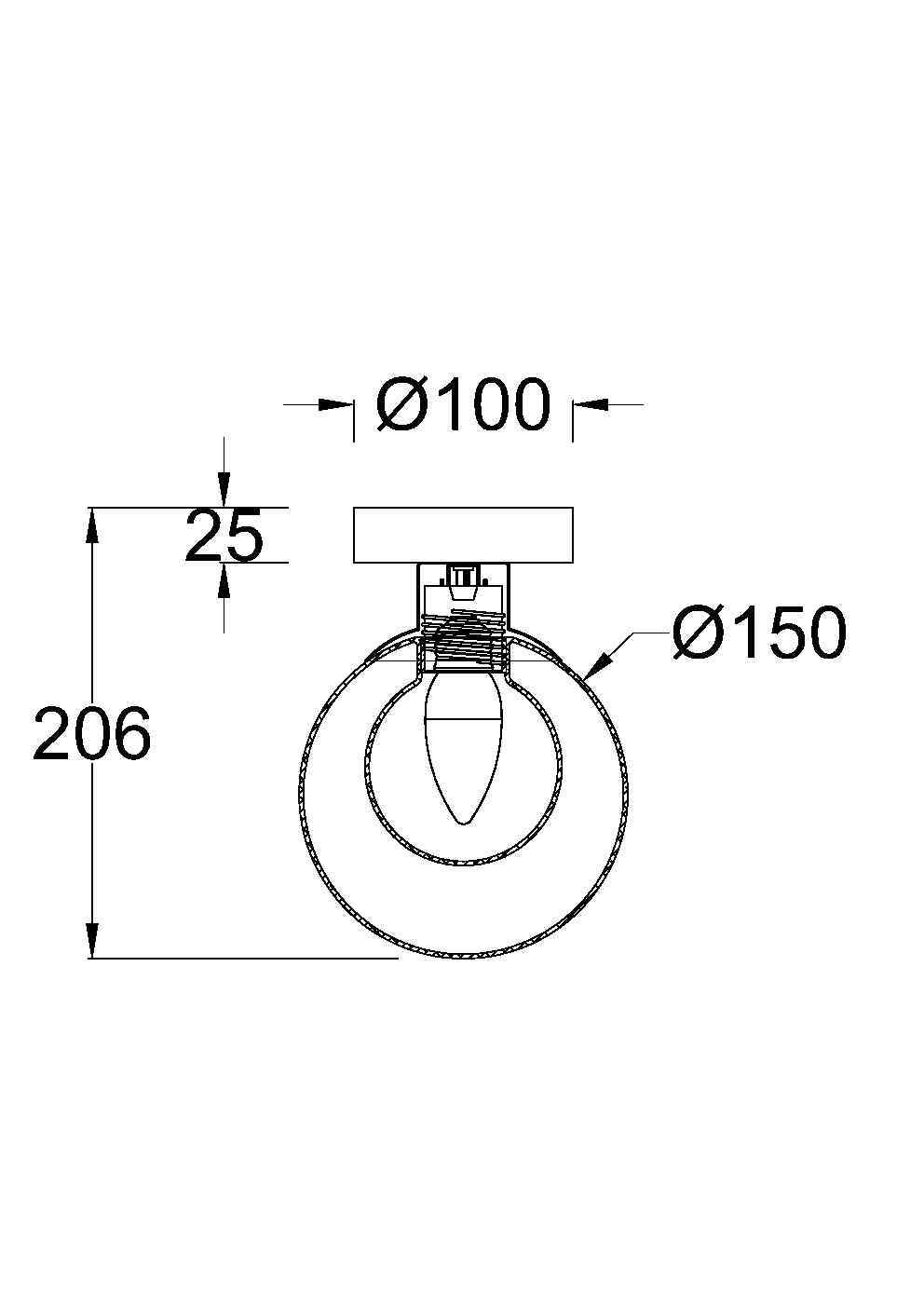 Wall Lamp MOD521WL-01G1