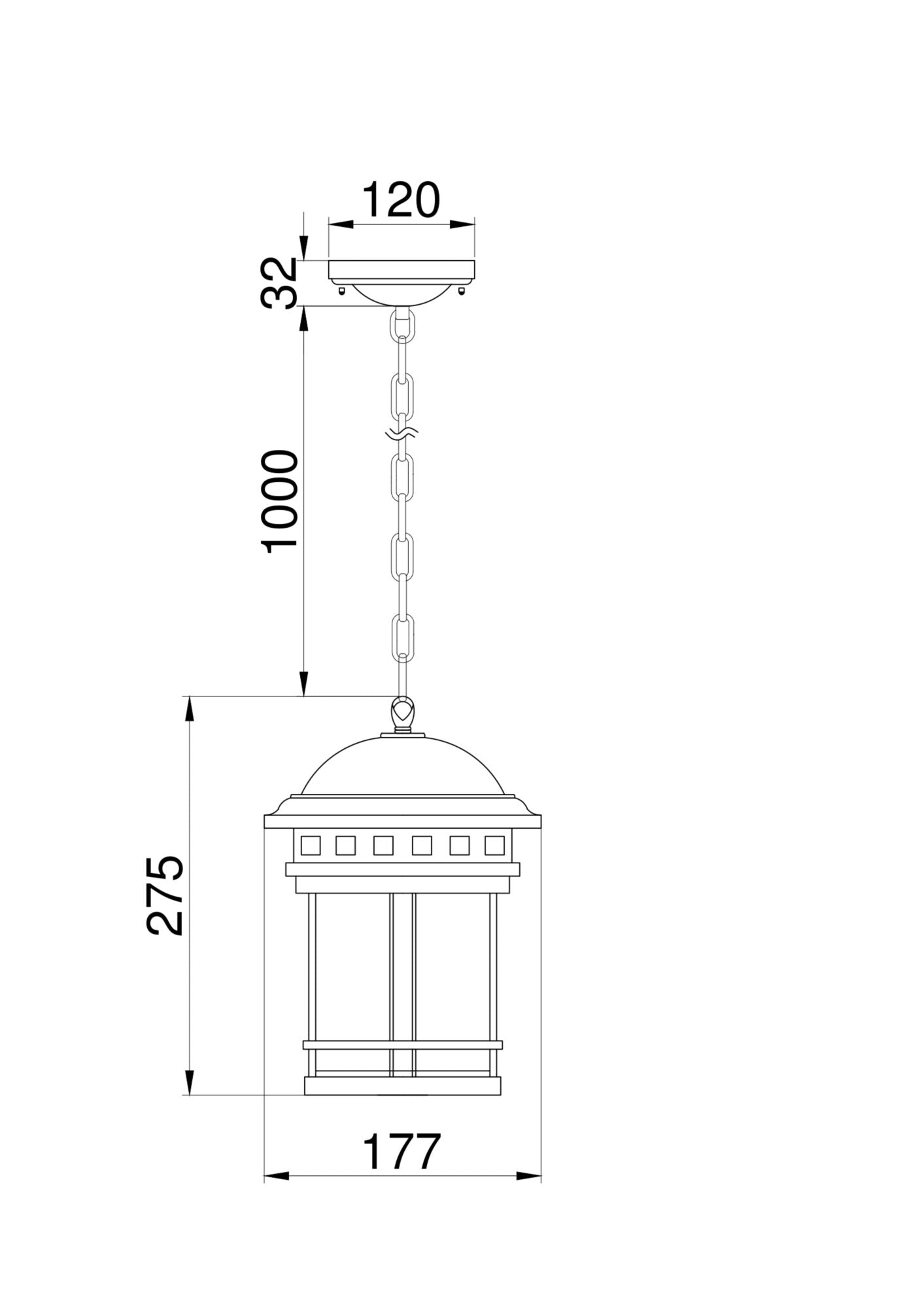 Rippvalgusti O031PL-01BR
