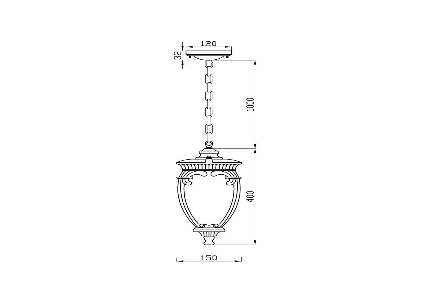 Rippvalgusti O414PL-01GB