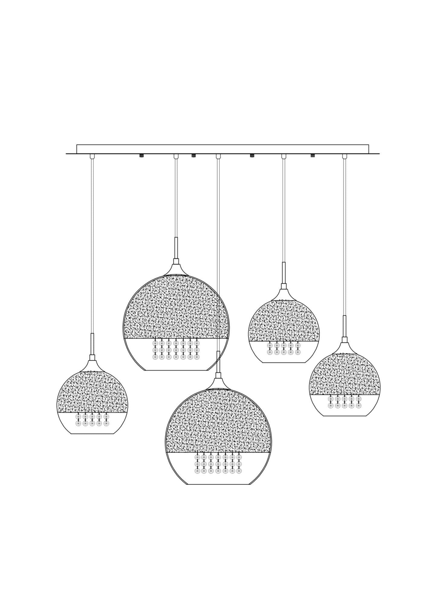Rippvalgusti P140-PL-170-5-G
