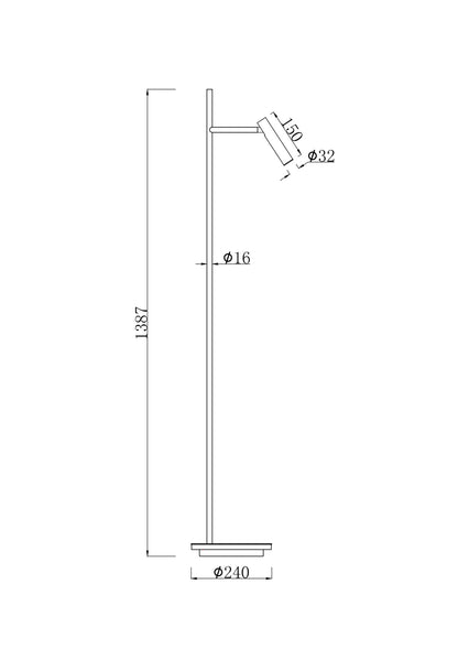 Floor Lamp Z010FL-L8B3K