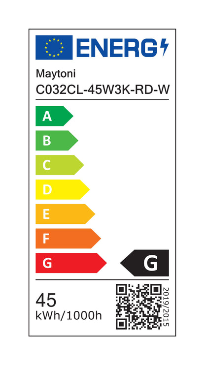 Ceiling luminaire C032CL-45W3K-RD-W