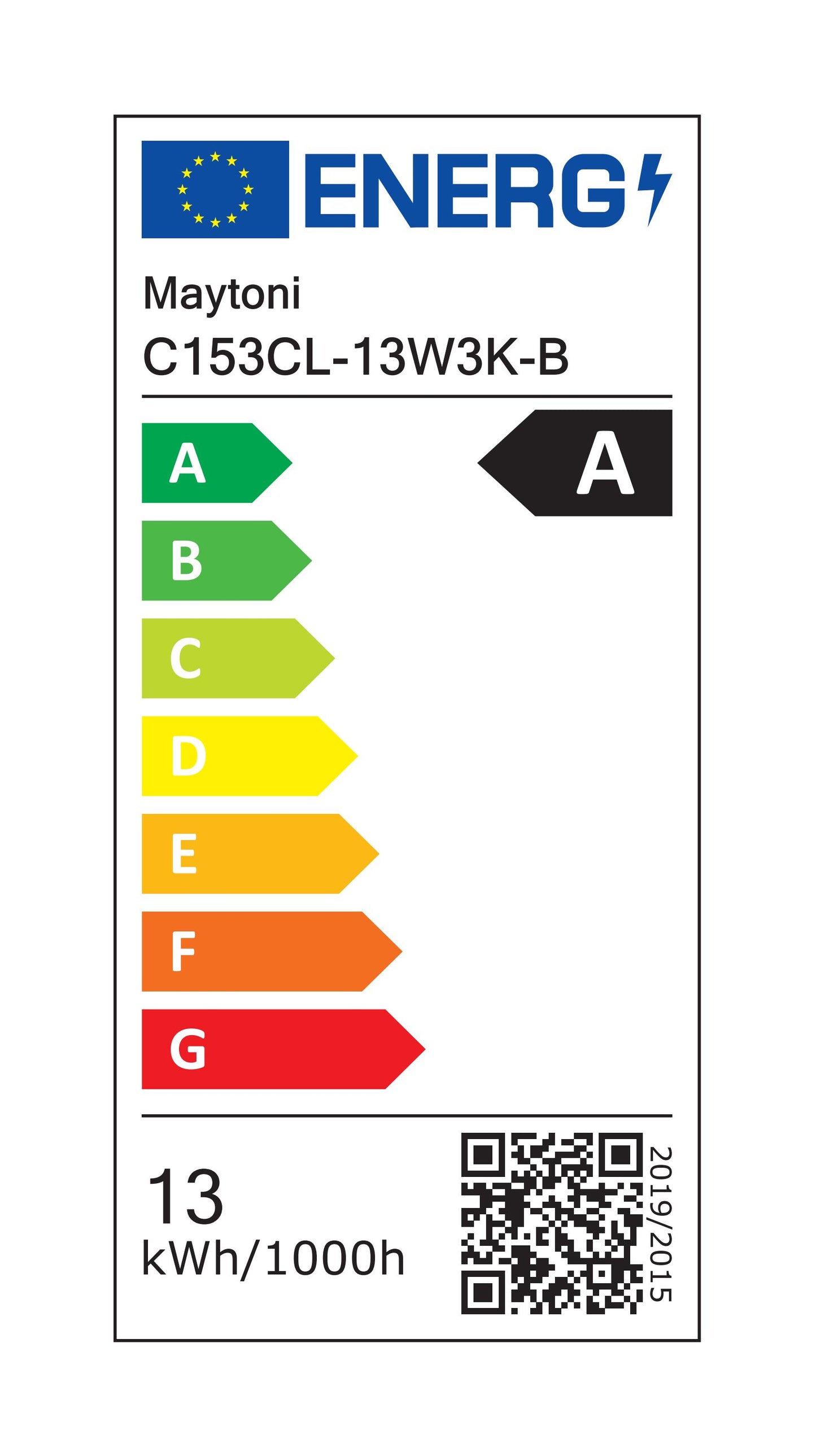 Luminaire C153CL-13W3K-B