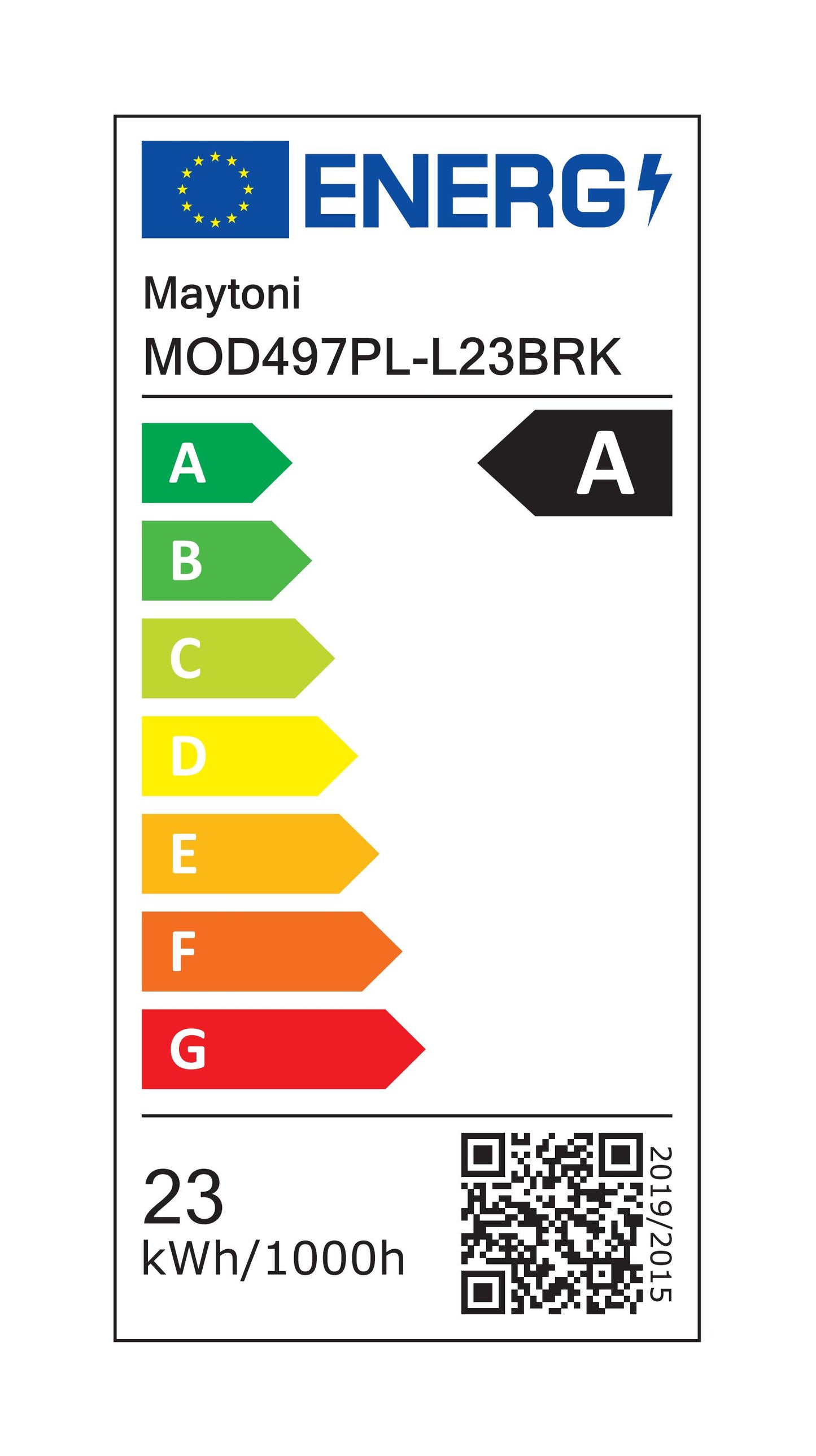Ripatsvalgusti MOD497PL-L23BRK