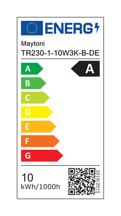 Track luminaire TR230-1-10W3K-B-DE