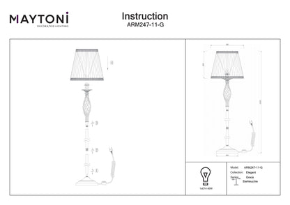 Floor Lamp ARM247-11-G