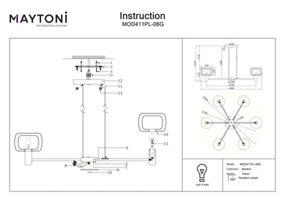 Ripatslamp MOD411PL-06G