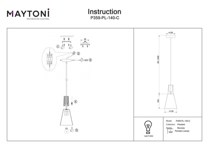 Ripatslamp P359-PL-140-C