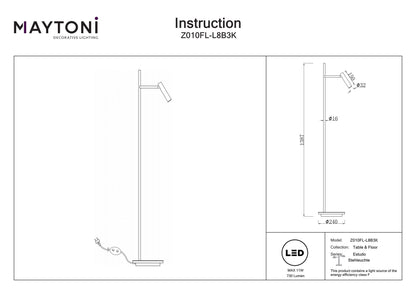 Floor Lamp Z010FL-L8B3K