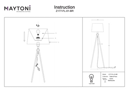 Floor Lamp Z177-FL-01-BR