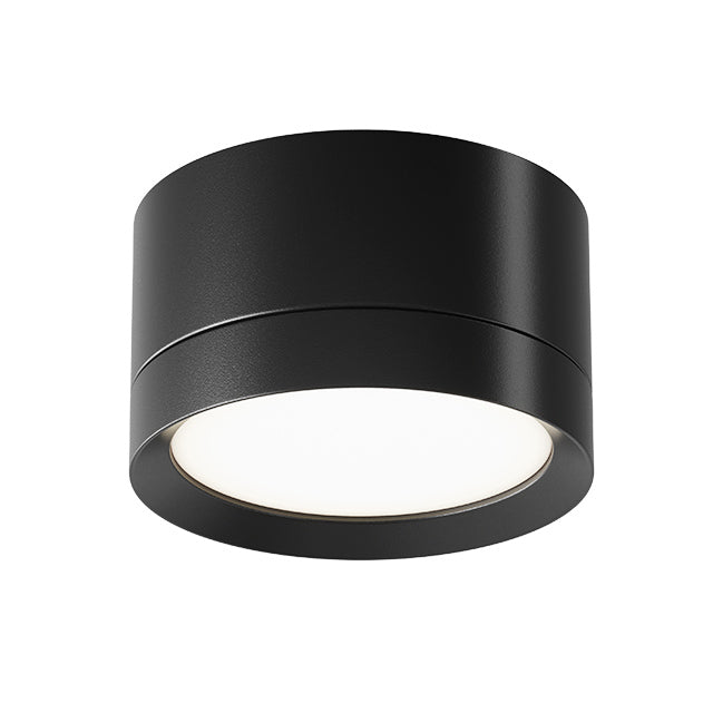 German-engineered Hoop Surface Ceiling Light in All Black finish. Minimalist 85mm aluminium cylinder, replaceable GX53 LED socket & 5-year warranty.