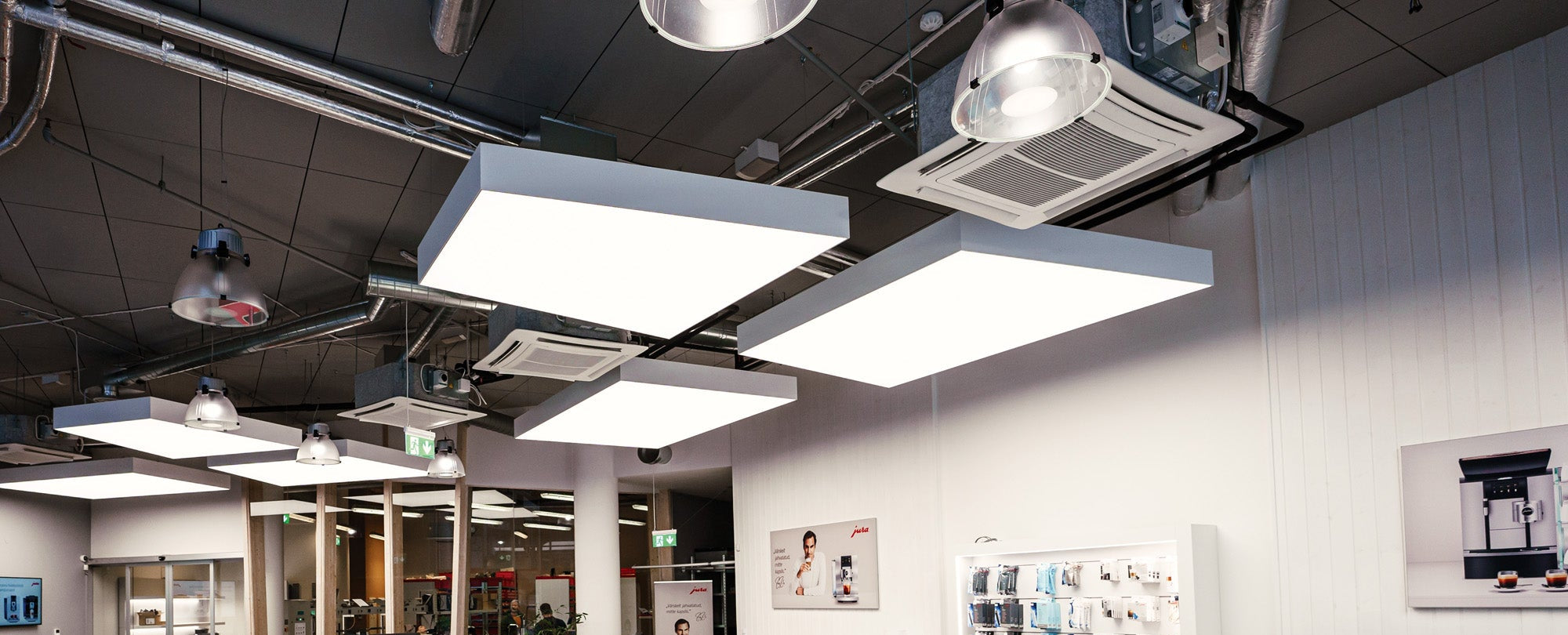 Ultra thin aluminium SEG frame wall art with red fox print for modern interior design